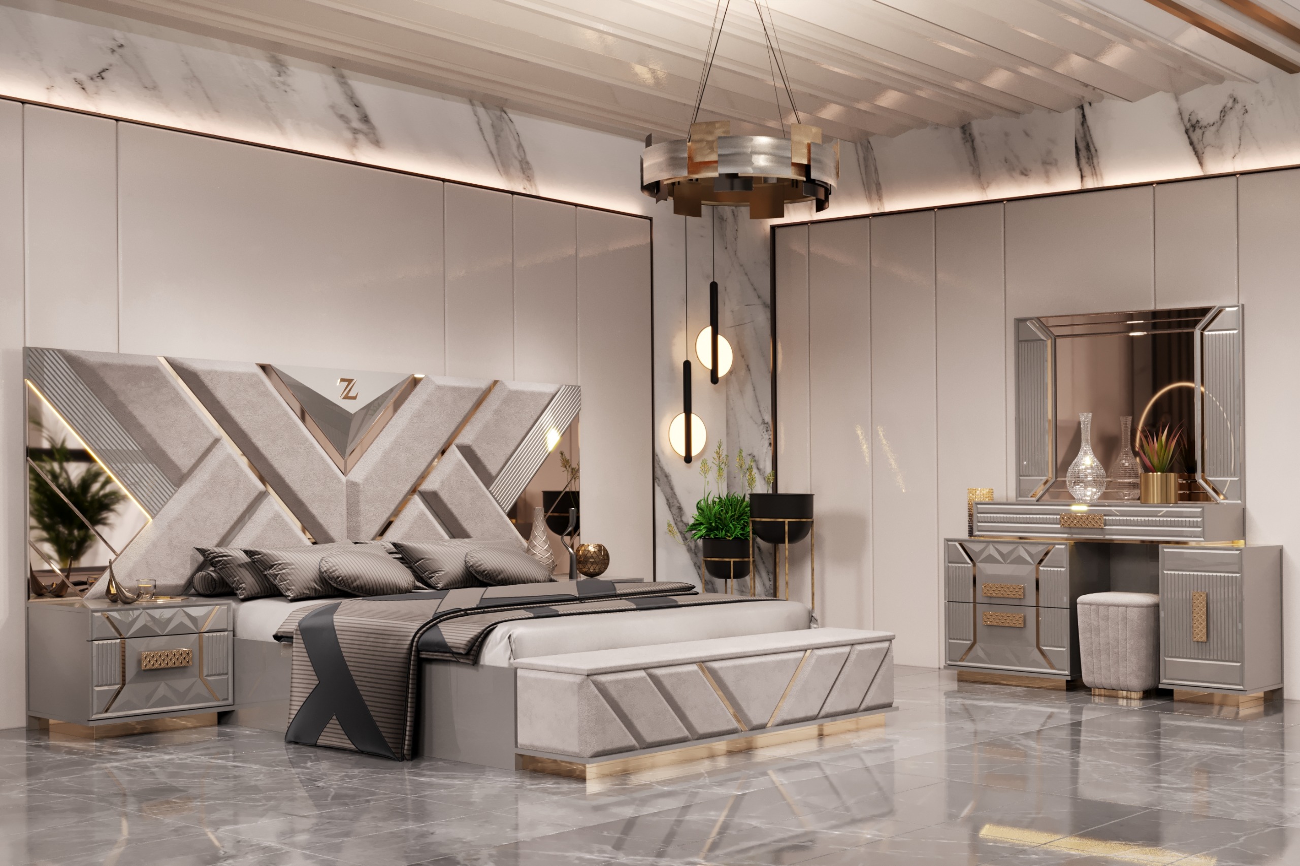 Zeus Yatak Odası Takımı - Görsel 3