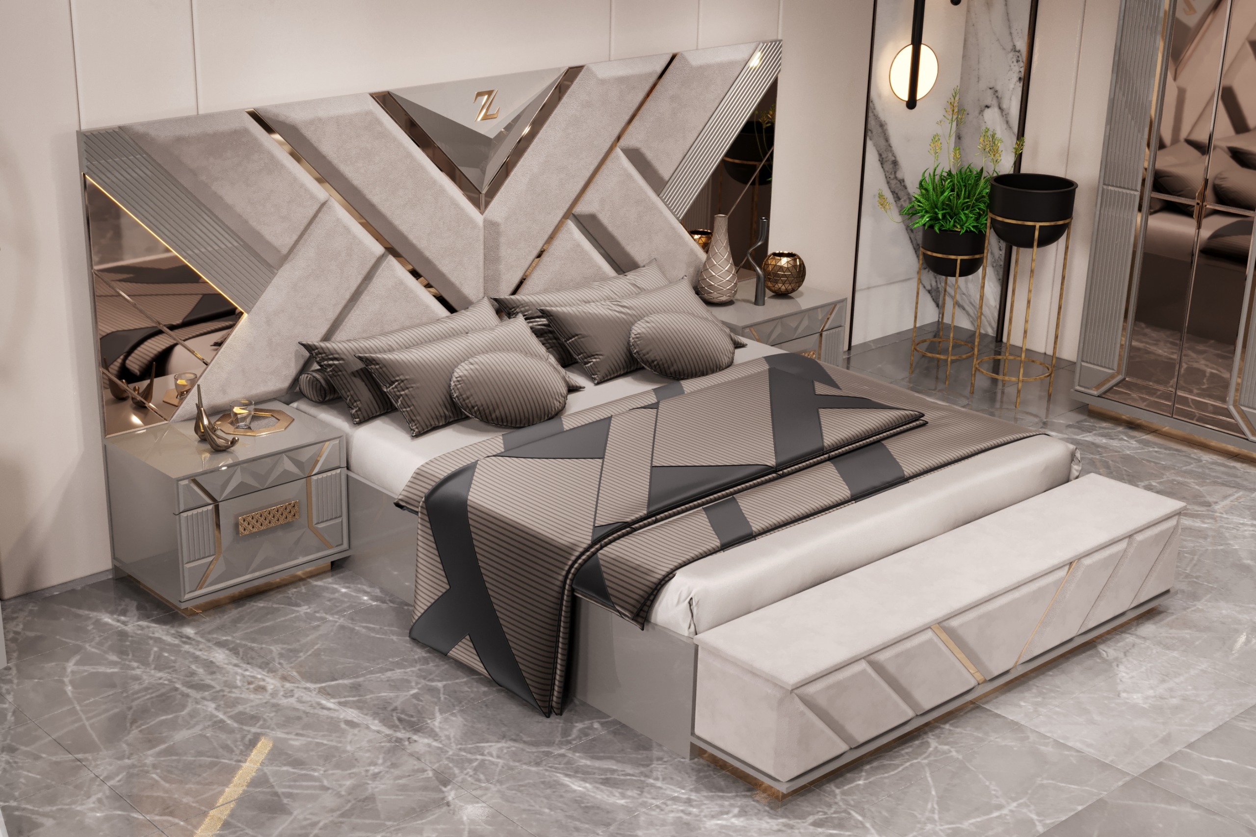 Zeus Yatak Odası Takımı - Görsel 7